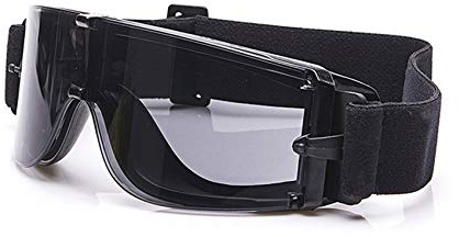 EnzoDate Ballistische X800 Armee Schutzbrille 3 Lens Kit militärische Sonnenbrille Anit-UV Combat war Game Augen Schilde mit Etui