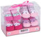 BRUBAKER 4 Paar Babysocken Mädchen 0-12 Monate - Katzen Pink/Rosa