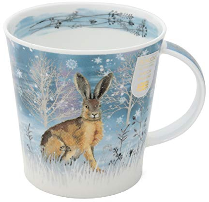 Dunoon Mug en porcelaine anglaise Motif Moonbeam Collection - Lièvre