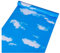 PoetryHome Blue Sky Clouds Contact Paper Peel and Stick Wallpaper for Kids Room Wall Bedroom Decor 17.7x117 Inches