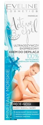 Eveline Cosmetics Depilation Cream Active Epil Ultra Depilation Depilation Hände Und Beine Mineralien, 125 ml