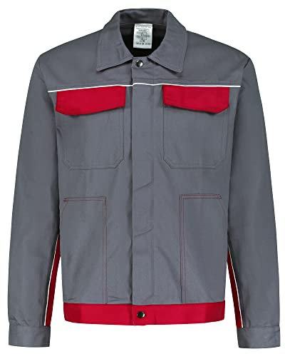 BWOLF ARES 100% Cotone Giacca da lavoro da Uomo Giacche da Lavoro in Cotone grigio 3XL