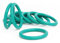 FKM O-Ring aus grünem Fluorkautschuk, hochtemperaturbeständig, Dichtungsring-Sortiment, für Lager, Pumpen, Straßenwalzen, Wasserleitungen, Ventile, O-Ringe, 34 x 2,5 mm (50 Stück in einer Tasche)