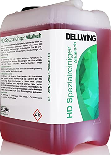 DELLWING HD Spezial10L - Ultraschall Konzentrat zur Reinigung von Autoteilen, Vergaser, Zylinderköpfe, Injektoren, Einspritzdüsen und vielem mehr