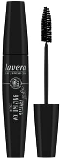 lavera Intense Volumizing Mascara - Black - Mascara - große Volumen-Bürste - vegan - ohne Silikone - ohne Mineralöl - ohne Mikroplastik - Bio-Jojobaöl - Pflanzliches Keratin - 13ml