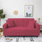 ZAHHYG Housse canape Dangle Rose Rouge Simple Housse de Canapé avec Accoudoirs Universelle Housse de Canape Antidérapante Housse Protection 1 Place (90cm-140cm)