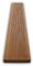 Terrassendielen Thermoesche Thermoholz Holzterrasse Glatt/Geriffelt Nut-Profil 20x130x1700 mm AA 8 Stück