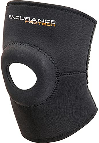 ENDURANCE Unisex – Erwachsene PROTECH Knieschützer, 1001 Black, XL