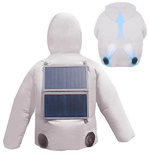 fanelod Cooling Fan Jacket, Cooling Jacket with Fan | Air Conditioning Clothing for Women Man for Kitchen Cooking, Running, Hiking, Fishing, Walk