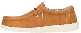 HEYDUDE Wally Classic - Chaussures pour Hommes - Baskets avec Semelles Confortables - Style Mocassin, Tan, 45