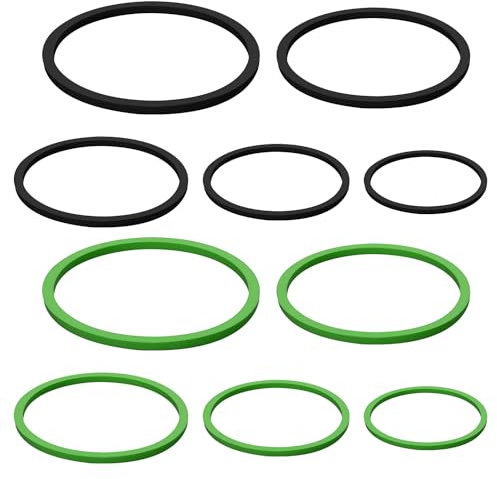 XIHIRCD 10pcs Aquarium Floating Plant Rings, 5 Sizes Foam Fish Feeding Rings Fish Tank Plant Ring Floating Plant Corral Feeding Ring for Keeping Floating Plants in Place (2 Colors)