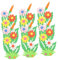 Yardenfun 1 Tafel Wandaufkleber Kinderzimmer Aufkleber Kinderzimmer Wandaufkleber Schlafzimmer Wandaufkleber Klassenzimmer Dekorationsmaterial Kindergarten Cartoon Aufkleber Blumen