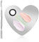 WLLHYF Edelstahl-Kosmetik-Make-up-Palette, Make-up-Mischpalette Professionelle Kosmetikpalette mit Spatel Make-up Künstler Werkzeug zum Mischen von Foundation Nailart Make-up Platte(11x10cm)