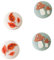 StickieTech Switch Joycon Thumb Grip Caps, Soft Cute Silicone Joystick Cover Compatible with Nintendo Switch/OLED/Switch Lite, Analog Stick Grips Button Covers, 4PC Set (Mushroom & Leaves)