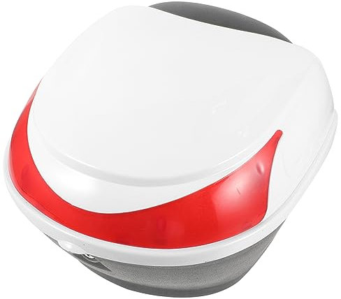 WEKADRIN Motorrad Heckbox Kunststoff Small Multifunktionale Motorradtasche Werkzeugaufbewahrung Für Helme Und Kleinigkeiten Einfache Montage Allwetter Geeignet