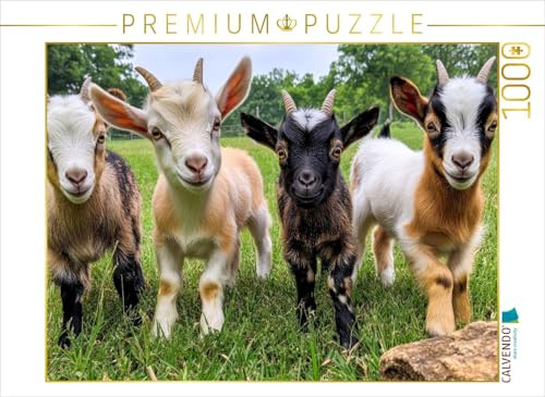 CALVENDO Puzzle Ziegen | 1000 Teile Lege-Größe 64 x 48 cm Foto-Puzzle für glückliche Stunden