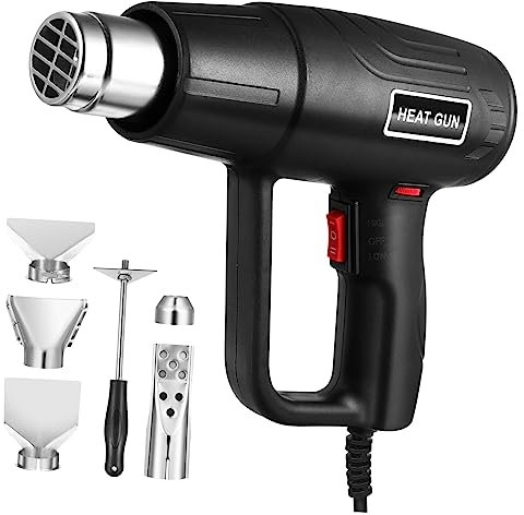 POPETPOP 1500W Chauffage à Air Chaud Industriel avec Température Réglable Souffleur Électrique pour Applications Automobiles