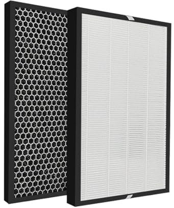 VHGHHVEJ Ricambi di Ricambio for Purificatore d'Aria, Compatibile con Samsung, Filtro Combinato HEPA AX40T3030WM AX34T3020WW AX40M3030WM AX34M3020WW
