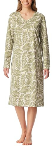 Schiesser Damen Schiesser Damen Nachthemd Langarm Weiche Baumwolle Bigshirt mit Taschen - Nightwear Nachthemd