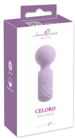 Beau Coeur Celoro - Erotic Mini Wall with 10 Different Vibration Modes for a Varied Pleasure - Purple