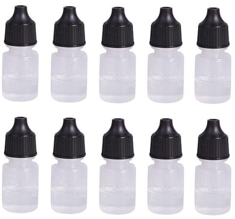 Scherkopf Öl (10 x 5 ml) für Rasierer, Haarschneider und Haarschneidemaschine, Schermaschinenöl