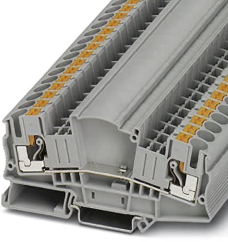 PHOENIX CONTACT PTMED 6 Durchgangsklemme, Querschnitt 0,5 mm²-10 mm², AWG 20-10, Breite 8,2 mm, Grau, 50 Stück