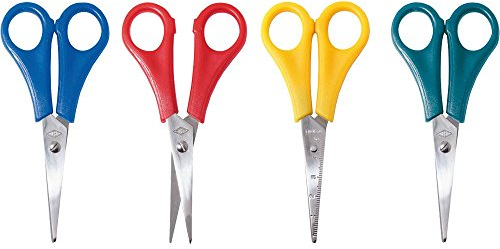 WEDO Bastelschere spitz f.sort. OPP-Beutel einf. Qual.VE=12