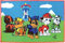 Fun House -712541 - PAT Patrouille Teppich 120 x 80 cm für Kinder