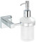 WENKO 17972100A Power-Loc Seifenspender San Remo - Flüssigseifen-Spender, Fassungsvermögen 0.19 L, Messing, 13.5 x 17 x 9.5 cm, Chrom