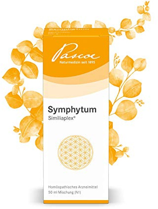 Pascoe Symphytum Similiaplex, Tropfen, registriertes Homöopathikum, 50 ml | Registriertes homöopathisches Arzneimittel ohne therapeutische Indikationsangabe, Packung mit 50 ml, von Pascoe Naturmedizin