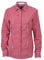 JAMES & NICHOLSON Chemise Manches Longues a Carreaux (L, Rouge/Blanc)