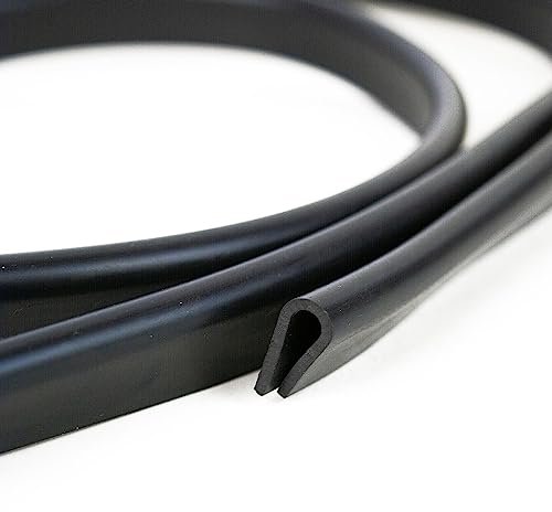 EUTRAS [5m] Fassungsprofil FP3002 Gummidichtung 1,5-5,5 mm – schützt und dichtet zuverlässig ab – für Bleche, Glas und Bauelemente – deutsche Industriequalität Made in EU