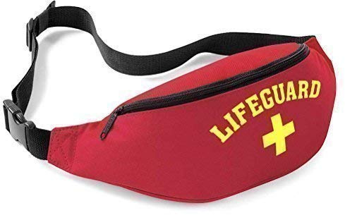 Rettungsschwimmer, Gürtel / Bauchtasche Gr. Eine Größe, rot/ gelb