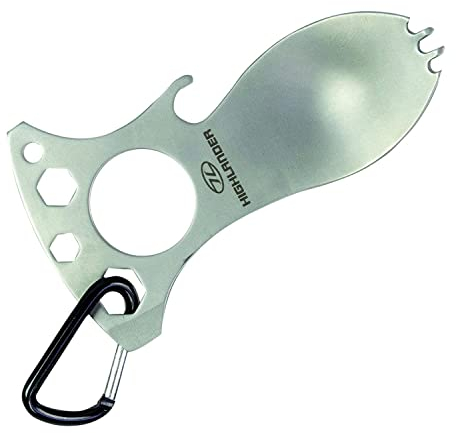 Highlander Foon 5 In 1 Steel Multi Purpose Tool Spork Camping