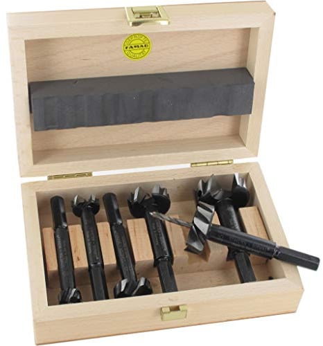 FAMAG Bormax 2.0 prima Staketenbohrersatz 6-teilig WS D=15,20,25,30,35,40mm im Holzkasten