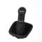 ICT Schaltknauf Schalthebel Schaltsack / Schaltmanschette Leder, Naht schwarz, 6 gang kompatibel mit: Mercedes A – Klasse W169 B – Klasse W245