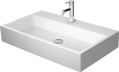 Duravit Möbelwaschtisch Vero Air 80x47, we, m HL, o ÜL, mit Hahnlochbank