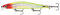 Rapala Unisex-Adult Ripstop Angelköder-Angelzubehör mit Zweiteiliger Tauchschaufel-Süßwasser Spinnköder-Lauftiefe 1,3-1,6m-Fischköder 12cm, 14g-Hergestellt in Estland-Clown