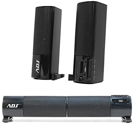 Adj Apollo Mini altoparlante soundbar 2.0 canali 6 W Nero