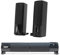 Adj Apollo Mini altoparlante soundbar 2.0 canali 6 W Nero