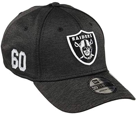 New Era Las Vegas Raiders NFL Established Number 39Thirty Stretch Cap - L-XL (7 1/8-7 5/8)