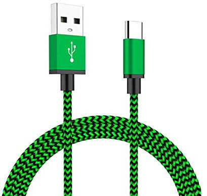 YSJJZRL USB Type C Câble, (10ft) USB C to USB A Nylon Braid Cordon de Charge Rapide Câble de Chargeur de Transfert de synchronisation de données Compatible avec Samsung Galaxy S10 S9 Note 9 8 S8
