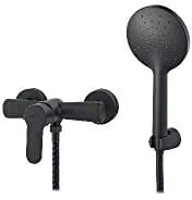 Miscelatore esterno doccia - Paco nero opaco