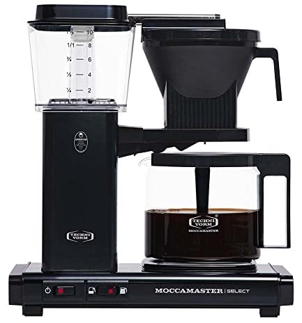 Moccamaster KBG Select, Coffee Machines, Filter Coffee Machine, Black, UK Plug, 1.25 Liters