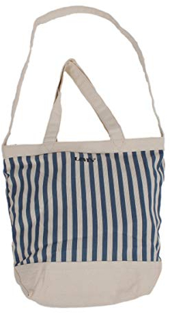 Levi's Damen Women's Striped Shopper Tote Bag, Blue