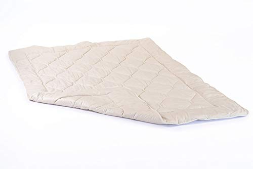 bionik by BioKinder Ganzjahresdecke Steppdecke Bettdecke aus Hanf & Baumwolle 135 x 200 cm Hülle: Batist aus 100% Bio-Baumwolle, Füllung: 60% Bio-Hanf, 40% Bio-Baumwolle