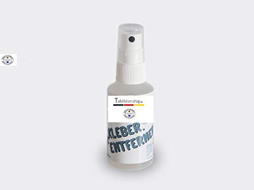Klebstoff RestEntferner (50 ml) schnelle, rückstandslose Entfernung von Klebstoffresten - Etiketten, Folien, Aufklebern Profi Kleberesteentferner, Kleberentferner, Entfernt Kleber und Klebereste