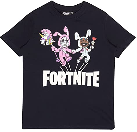 Fortnite Bunny Trouble Boys T-Shirt Navy 8-9 Jahre