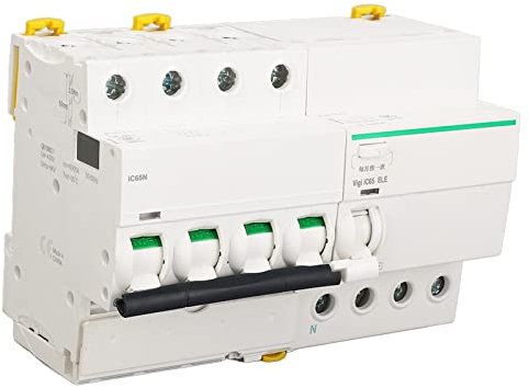 Commutateur d'air de disjoncteur, disjoncteur de courant AC400V Protection contre les fuites d'arc rapide 4P et N pour la distribution d'énergie(20A)