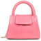 LANCASTER | Carla - Sac à Main Cuir de Vachette Grainé Rose - Lézard